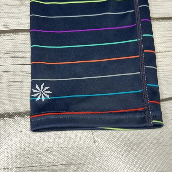 🌻ATHLETA Rainbow Sonar Crop Leggings sz. XS - Picture 2 of 8